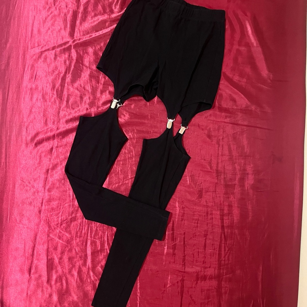 BLACKHEART Thigh Strap Women’s Leggings XS